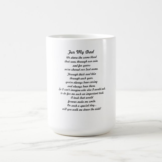"Gehe ich hinunter den Gang?" Tasse (Mittel)
