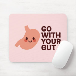Gehe mit deinem Darm - Niedliches Lächeln der Mage Mousepad