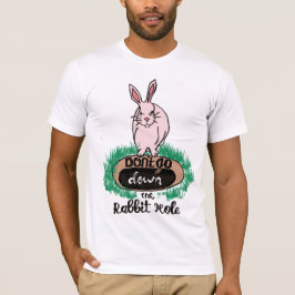 Gehe nicht den weißen T - Shirt der Kaninchen hinu
