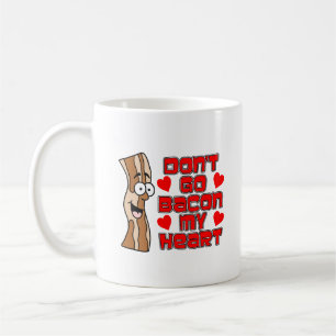Gehe nicht zu meinem Cartoon im Herzen Kaffeetasse