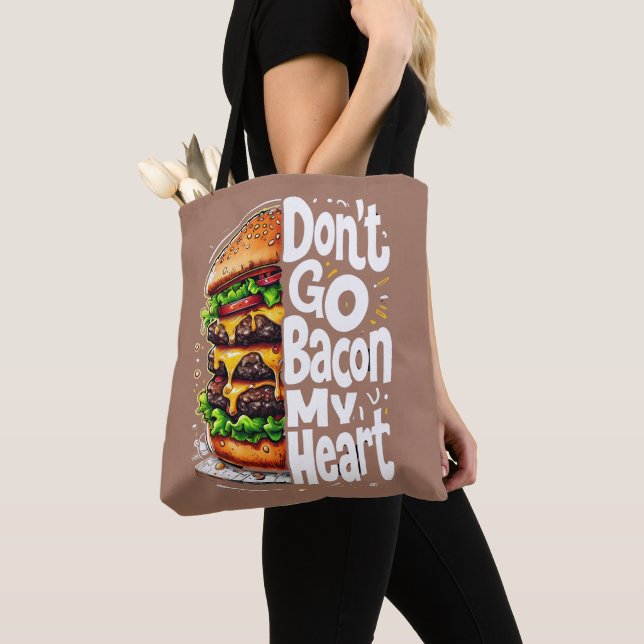 Gehe nicht zu meinem herzen Funny Food Pun Tasche (Von Nahem)