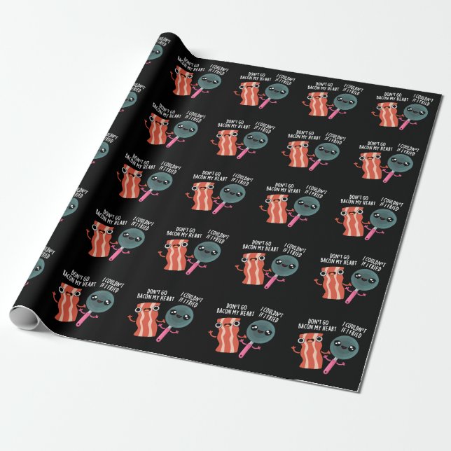 Gehe nicht zurück zu meinem herzen Funny Cooking P Geschenkpapier (Ungerollt)