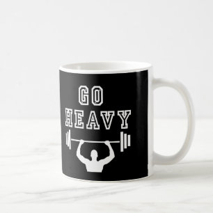 Gehe schwer kaffeetasse