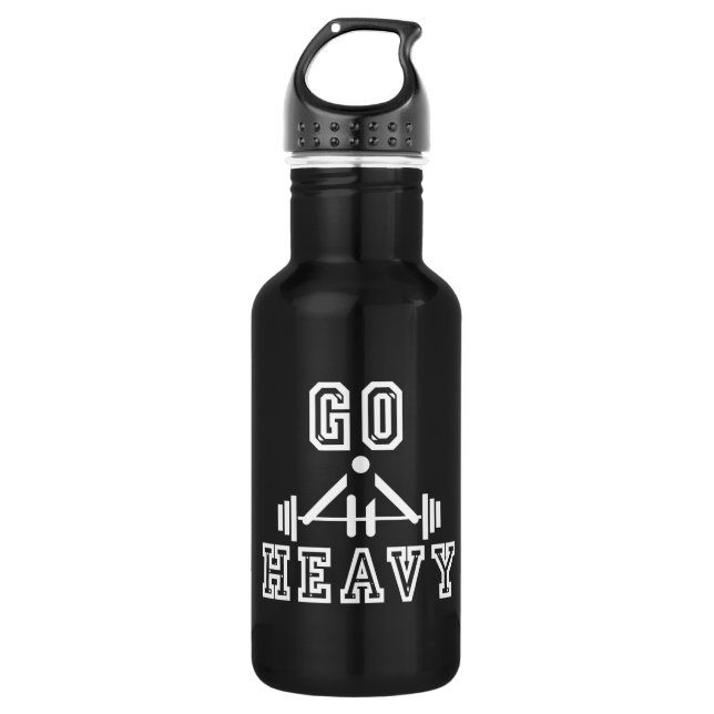 Gehe schwer trinkflasche (Vorderseite)