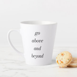 Gehe über den Latte-Mug hinaus Milchtasse