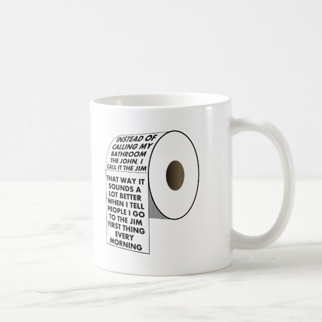 Gehe zu Jim Funny Mug Kaffeetasse (Rechts)