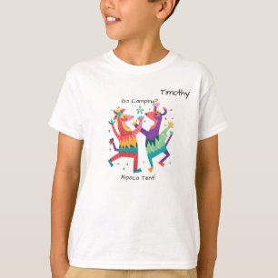 "Gehe zum Camping? Alpaca Tent!" Maßgeschneiderte  T-Shirt