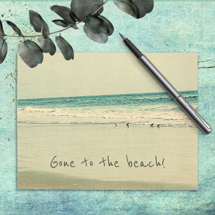 Gehe zum Strand! Änderung der Postkarten