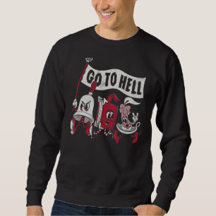 Gehe zur Hölle Vintage beängstigende, gruselige Ni Sweatshirt