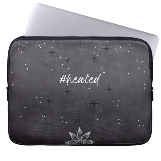 #geheilt  laptopschutzhülle (Vorderseite)