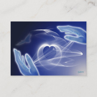 geheilt visitenkarte