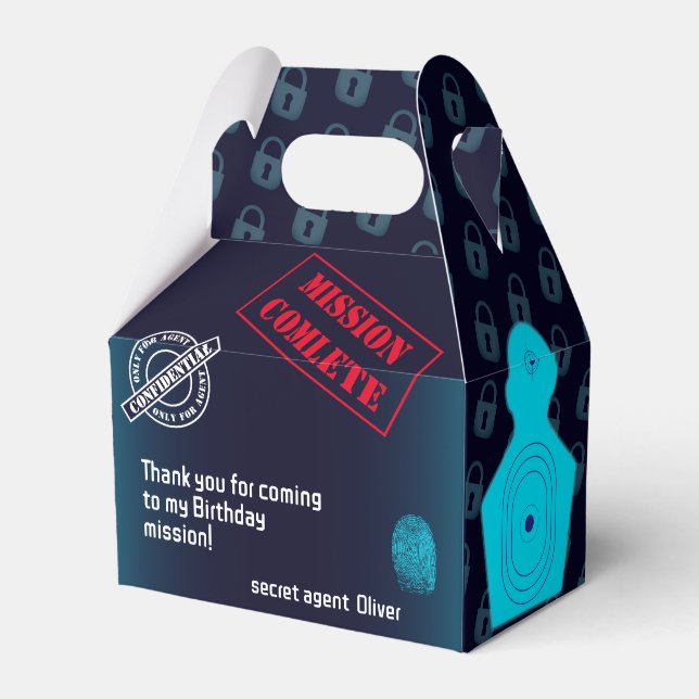 Geheimdienst Agent Detection Spy Mystery Party Geschenkschachtel (Vorderseite)