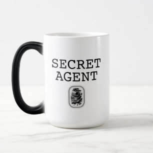 geheime Agent-versteckte Meldung Verwandlungstasse
