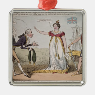 Geheime Beleidigung oder Bestechung und Korruption Silbernes Ornament