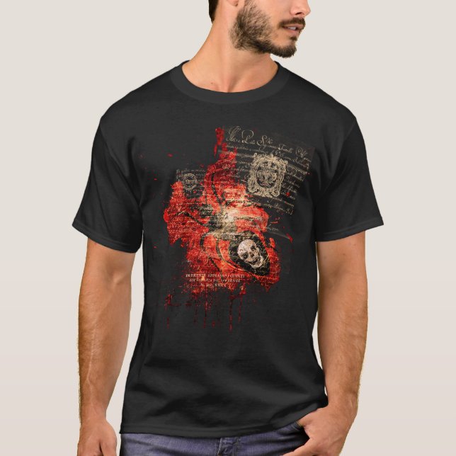 Geheime Symbole und Schriften T-Shirt (Vorderseite)