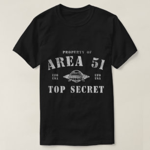 Geheime UFO-Konstruktion von Area 51 T-Shirt