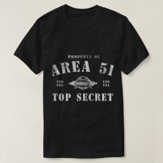 Geheime UFO-Konstruktion von Area 51 T-Shirt