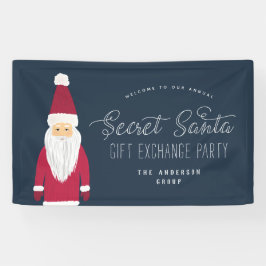 Geheime Weihnachtsfeier Begrüßungszeichen Banner