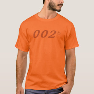 Geheimer Agent 002 null null zwei Pickleball T-Shirt