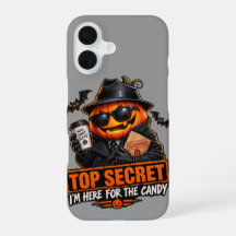 Geheimer Agent Kürbis Halloween iPhone-Hülle