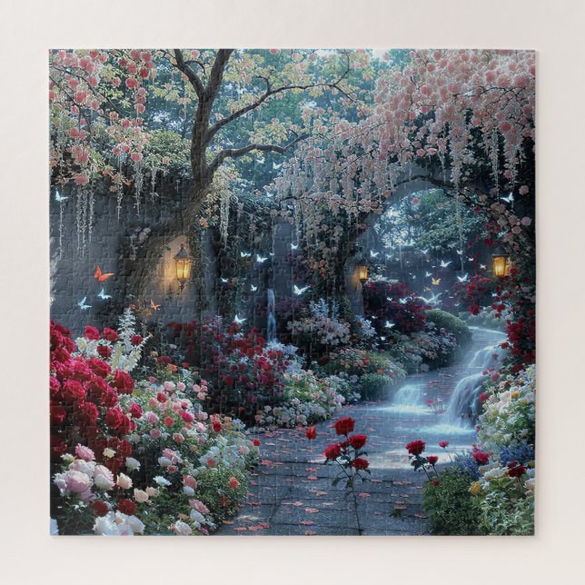 Geheimer Rosengarten-Puzzle (Vertikal)