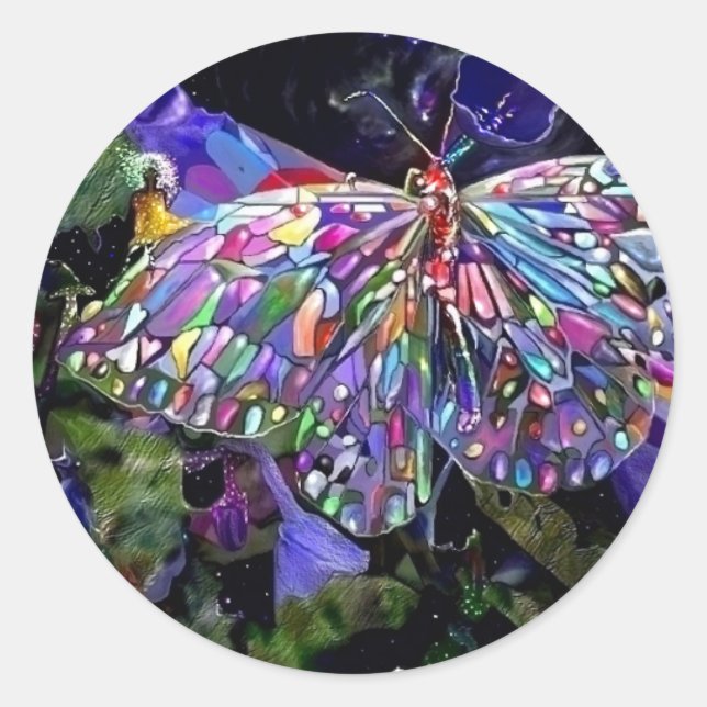 Geheimgarten, Aufkleber (Vorderseite)