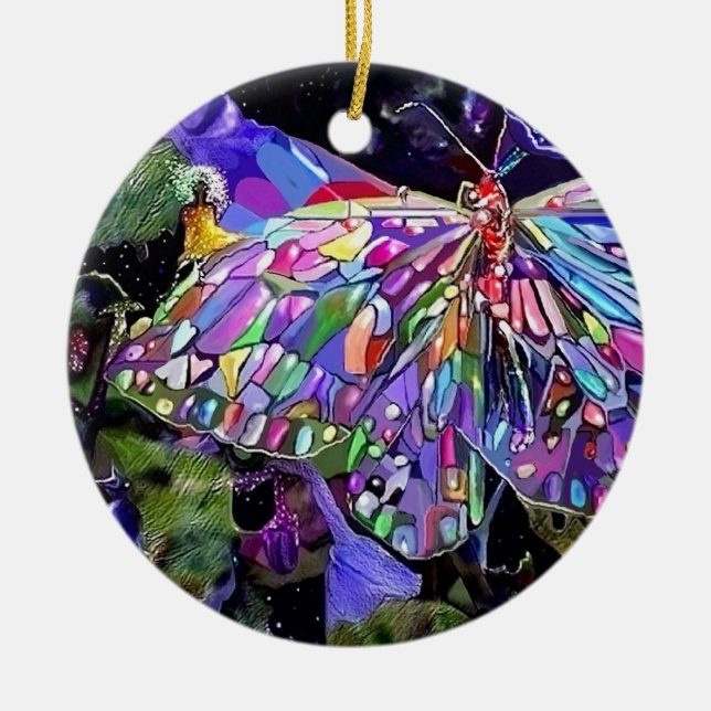 Geheimgarten Keramikornament (Vorne)