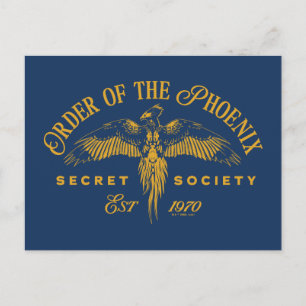 Geheimgesellschaft des PHOENIXORDENS Grafik Postkarte