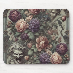 Geheimgesellschaften blühen in Spiralen - Gotik Mousepad