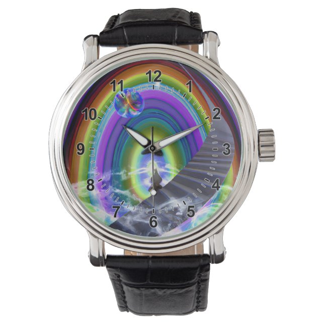 Geheimnis beim überdimensionalen Stargate Armbanduhr (Vorderseite)