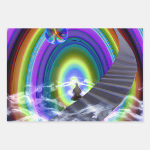 Geheimnis beim überdimensionalen Stargate Geschenkpapier Set