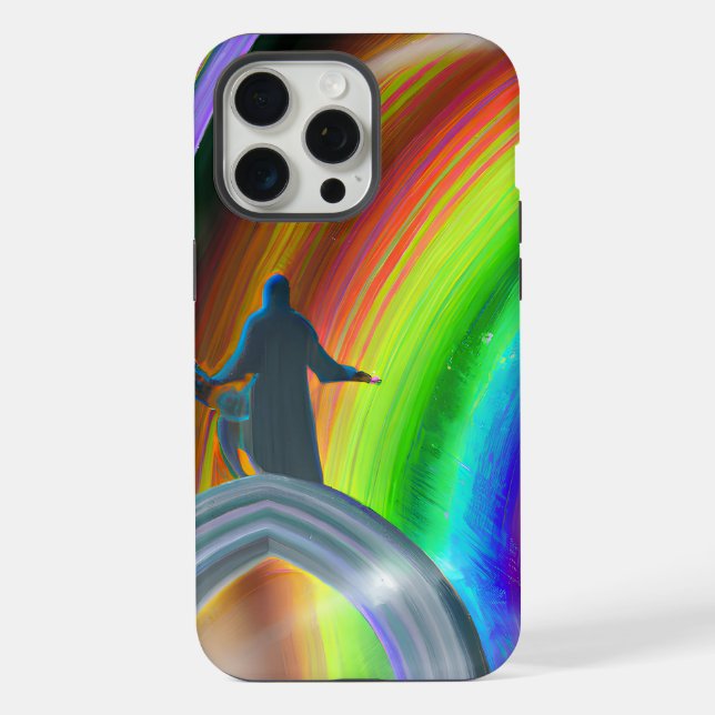 Geheimnis beim überdimensionalen Stargate iPhone 15 Pro Max Hülle (Rückseite)