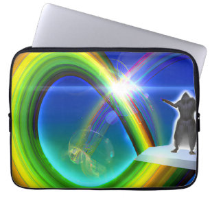 Geheimnis beim überdimensionalen Stargate Laptopschutzhülle