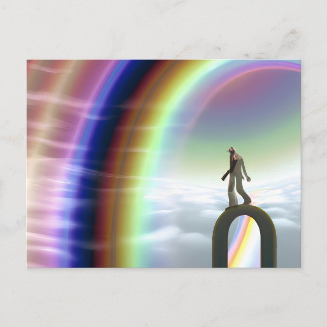 Geheimnis beim überdimensionalen Stargate Postkarte (Vorderseite)