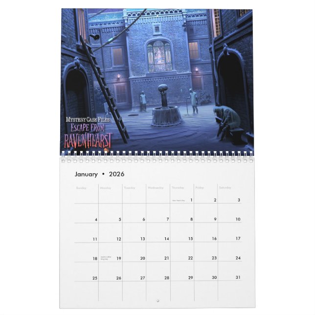 Geheimnis-Fall archiviert Kalender - 2013 (Jan 2026)