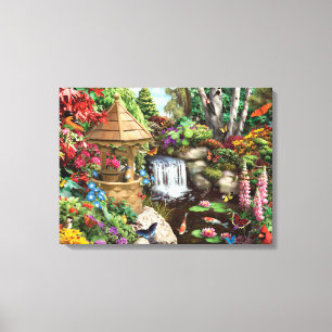 "Geheimnis-Garten-" Leinwand-Druck Alan-Giana Leinwanddruck