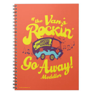 Geheimnis-Maschine "wenn die des Vans Rockin'… " Notizblock