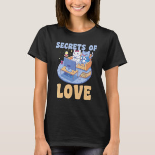 Geheimnisse der Katzenliebe-Miauen-Videospiele Gam T-Shirt