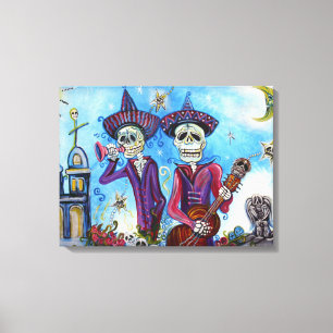 "Geheimnisse des Mariachis" eingewickelte Leinwand