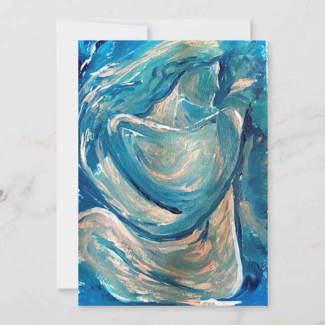 Geheimnisse Flat Notecard Dankeskarte (Vorderseite)