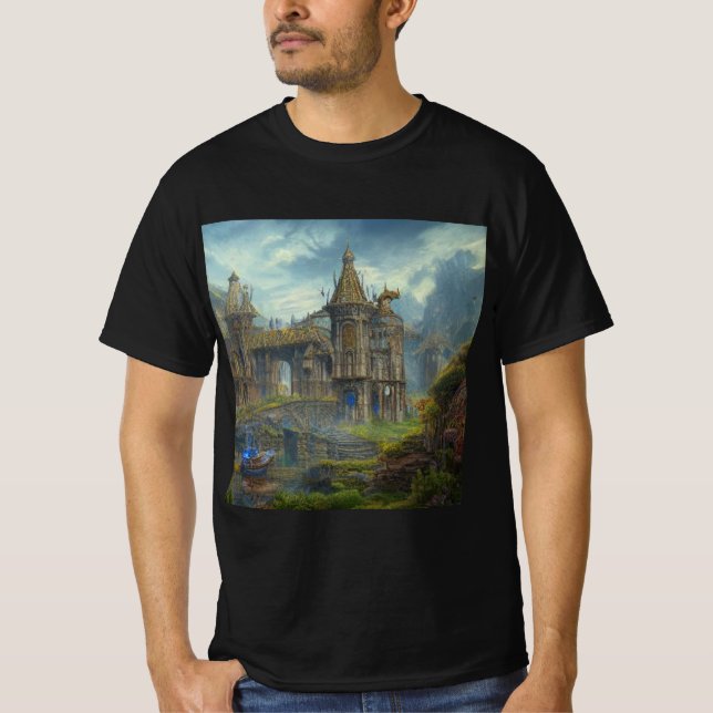 Geheimnisse jenseits der Burg T-Shirt (Vorderseite)