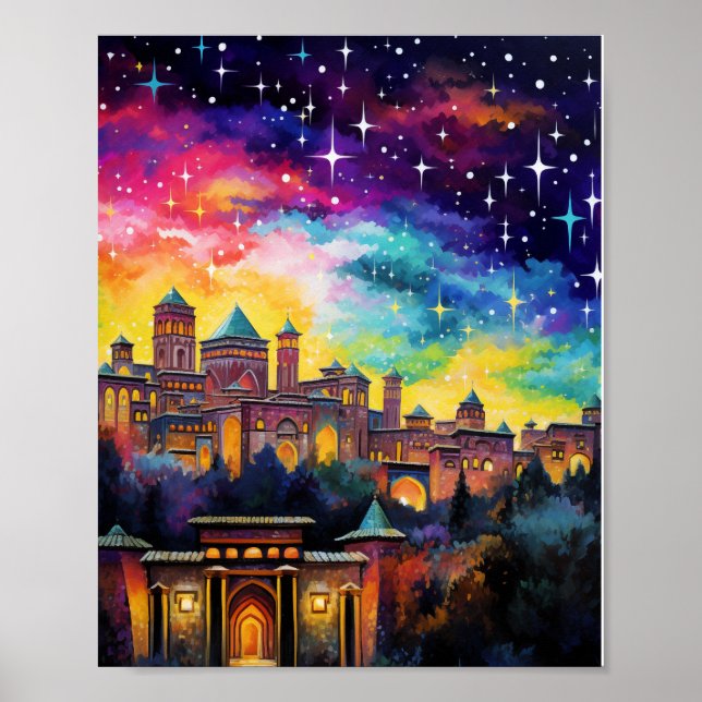 Geheimnisse und Schönheit der Alhambra #3 Poster (Vorne)