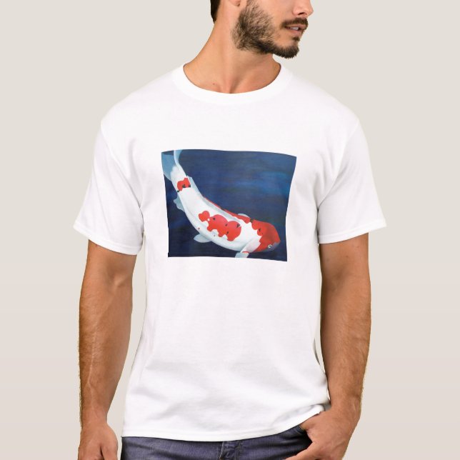 Geheimnistuerisches Koi Kleid T-Shirt (Vorderseite)