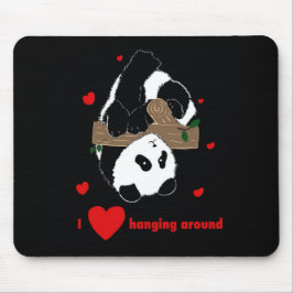 Geheimnisvolle Liebe, die sich um Sie herum Pandab Mousepad
