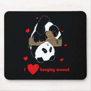 Geheimnisvolle Liebe, die sich um Sie herum Pandab Mousepad