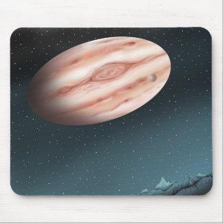 Geheimnisvolle Nacht, in der riesige Sterne sichtb Mousepad