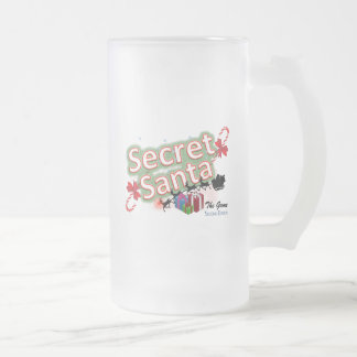 Geheimnisvolle Santa Mattierte Glasscheibe Mattglas Bierglas