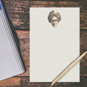 Geheimnisvoller Gruseliger Magischer Dschinn-Kopf Post-it Klebezettel