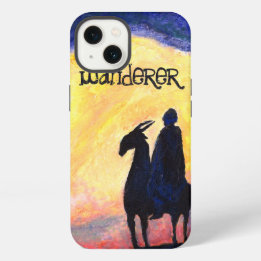 Geheimnisvoller Reiter Wanderer Anpassbar iPhone Hülle