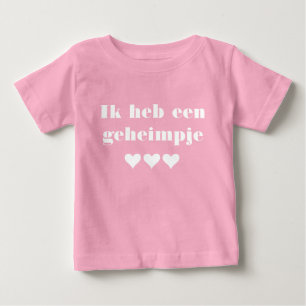 Geheimpje ik word grote zus baby T - Shirt